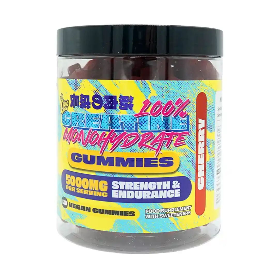 Chaos Crew Creatine Gummies 120 Softgels Cherry