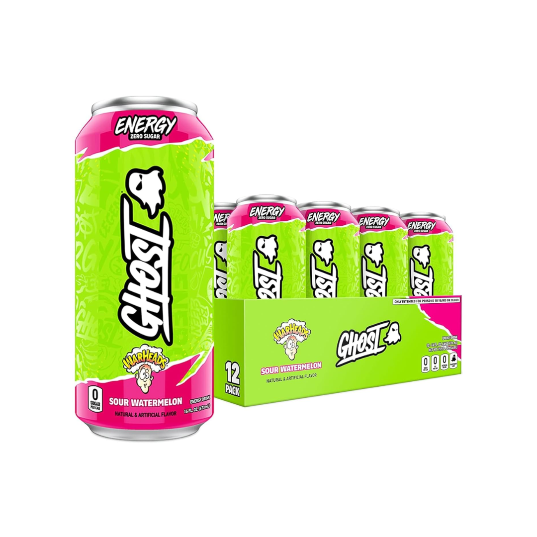 Ghost Energy 12x500ml Warheads Sour Watermelon