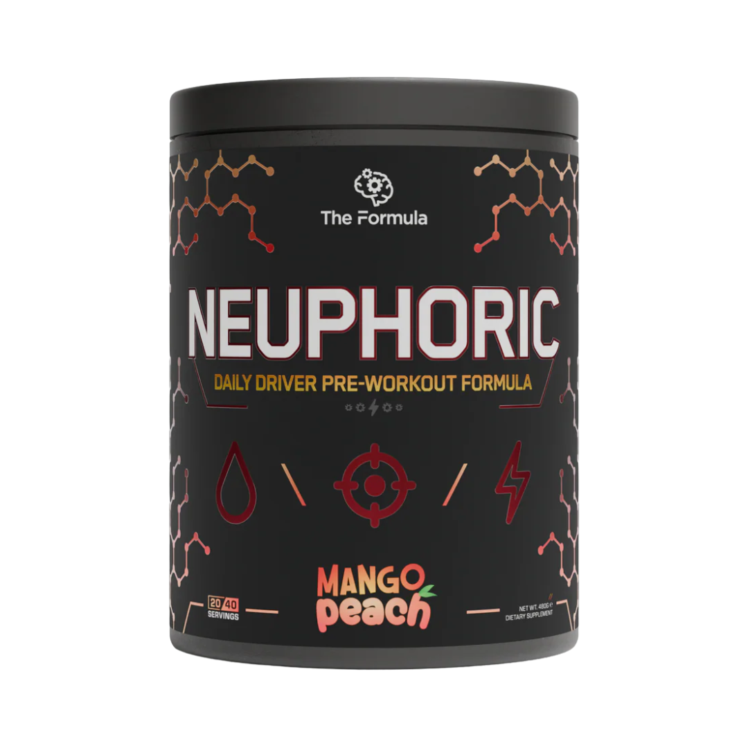 The Formula NEUPHORIC Pre Workout 480g Mango Peach