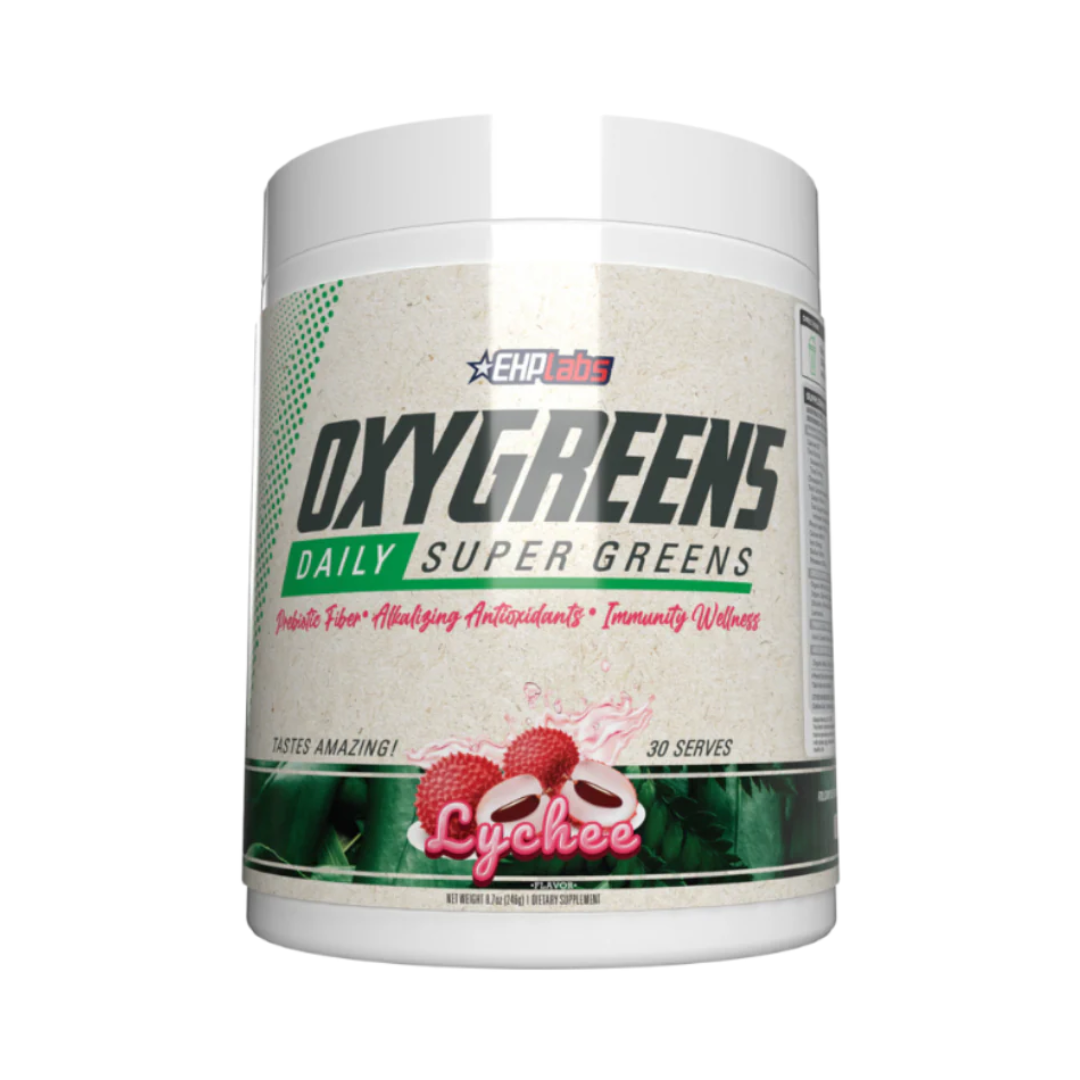 EHP Labs OxyGreens Daily Super Greens 30 Servings - Lychee