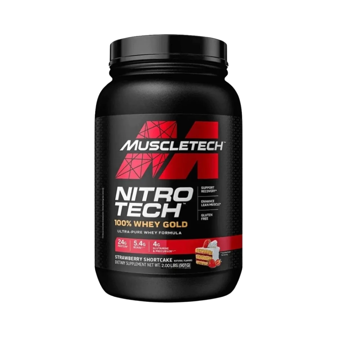 Muscletech Nitro Tech 100% Whey Gold 907g Strawberry