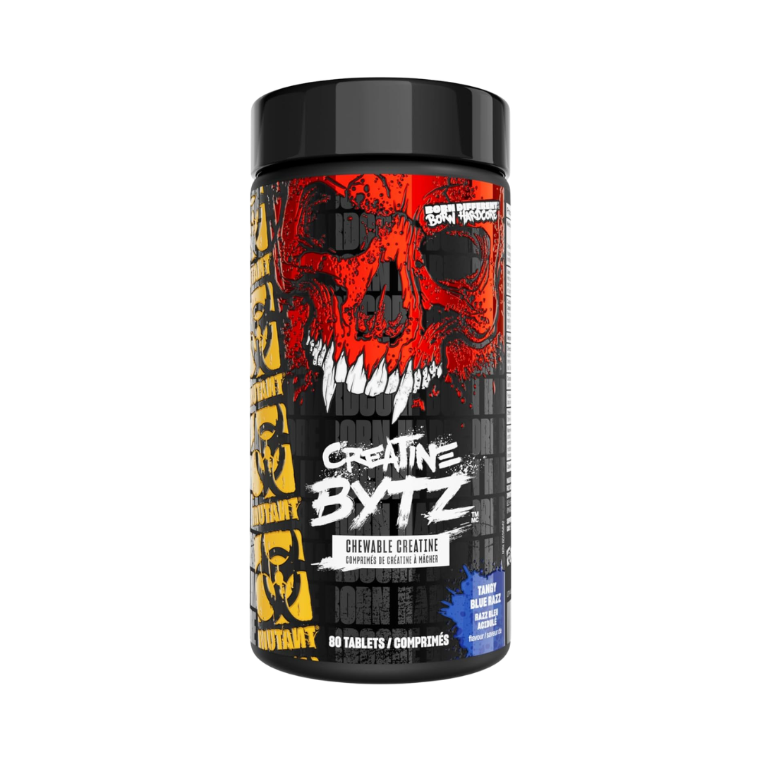 Mutant Creatine Bytz 80 Tabs Blue Razz