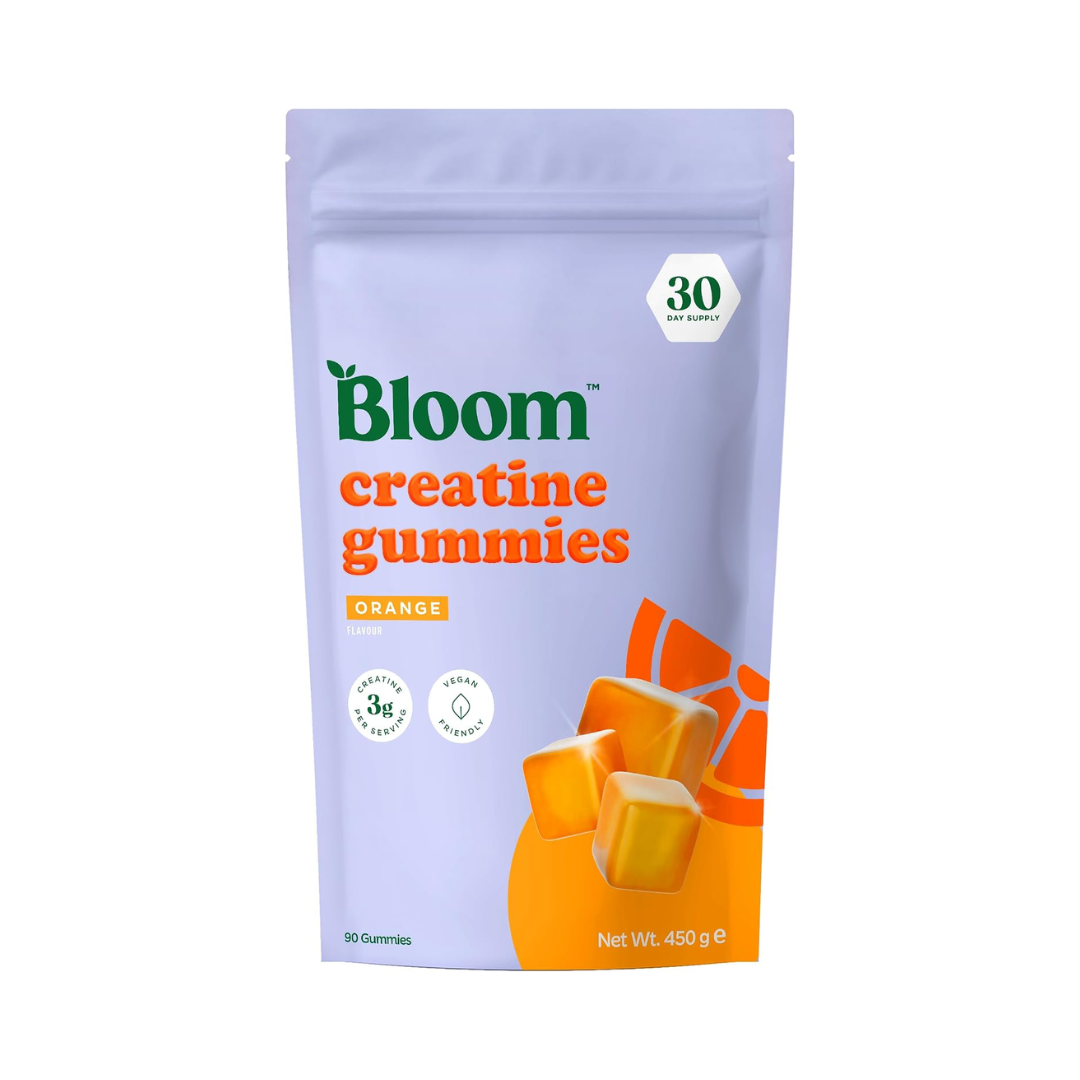 Bloom Creatine Gummies 90 Gummies Orange