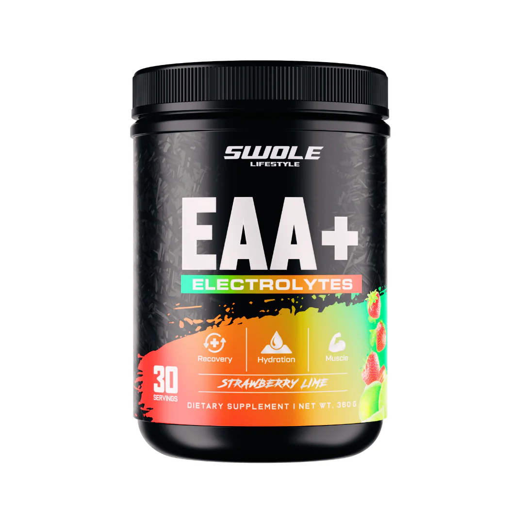 SWOLE Lifestyle EAA + Electrolytes 360g Strawberry Lime