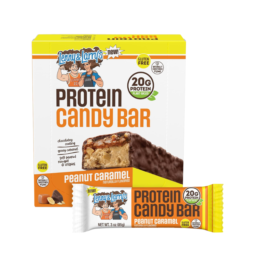 Lenny & Larrys Protein Candy Bar 12x85g Peanut Caramel