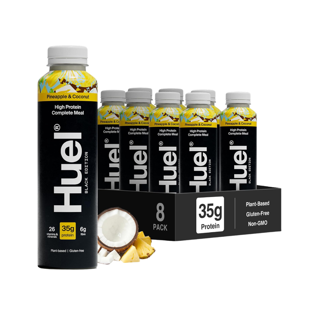 HUEL Ready-to Drink Black Edition 8x500ml Pineapple & Coconut