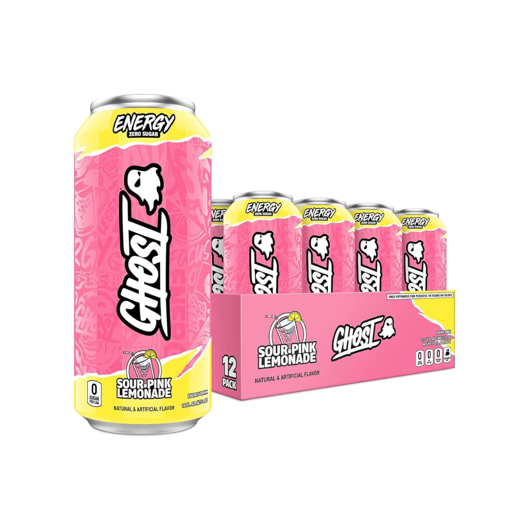 Ghost Energy 12x500ml Sour Pink Lemonade