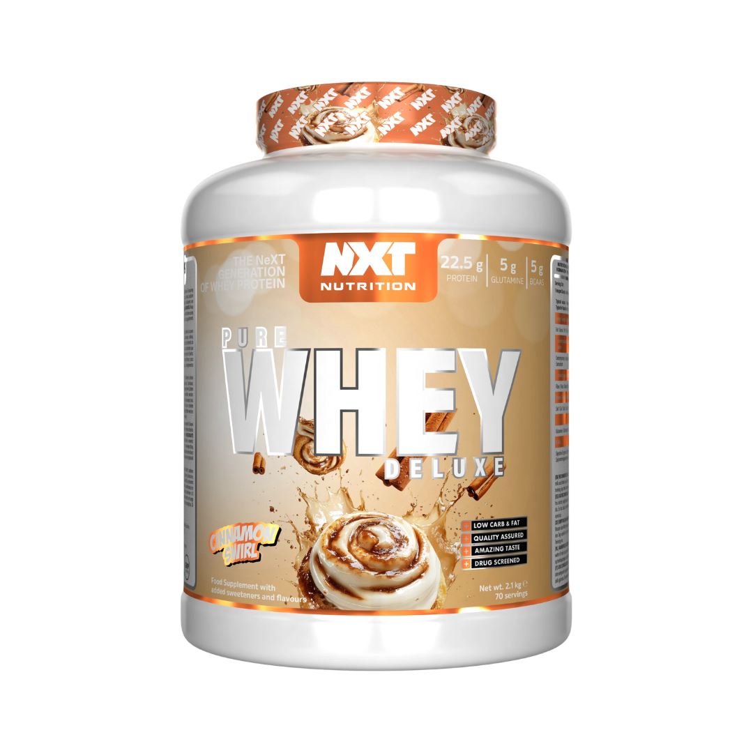 NXT Nutrition Pure Whey Deluxe 2.1kg Cinnamon Swirl