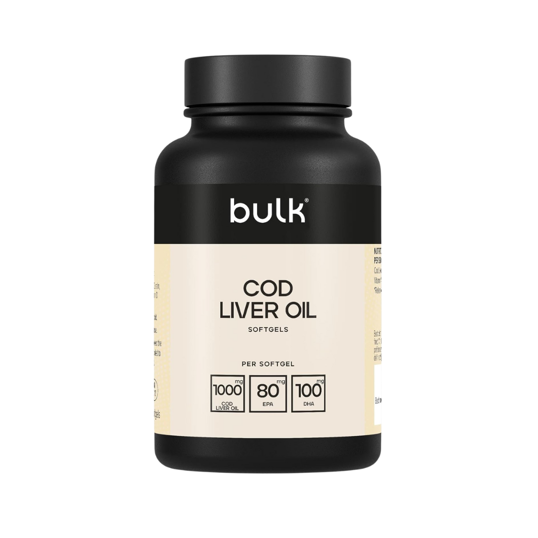Bulk Cod Liver Oil 1000mg 90 Softgels