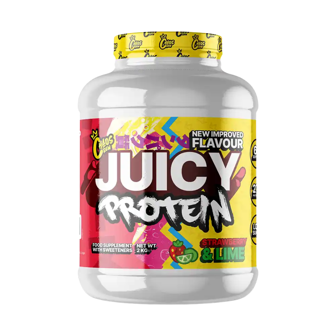 Chaos Crew Juicy Protein 2kg Strawberry lime