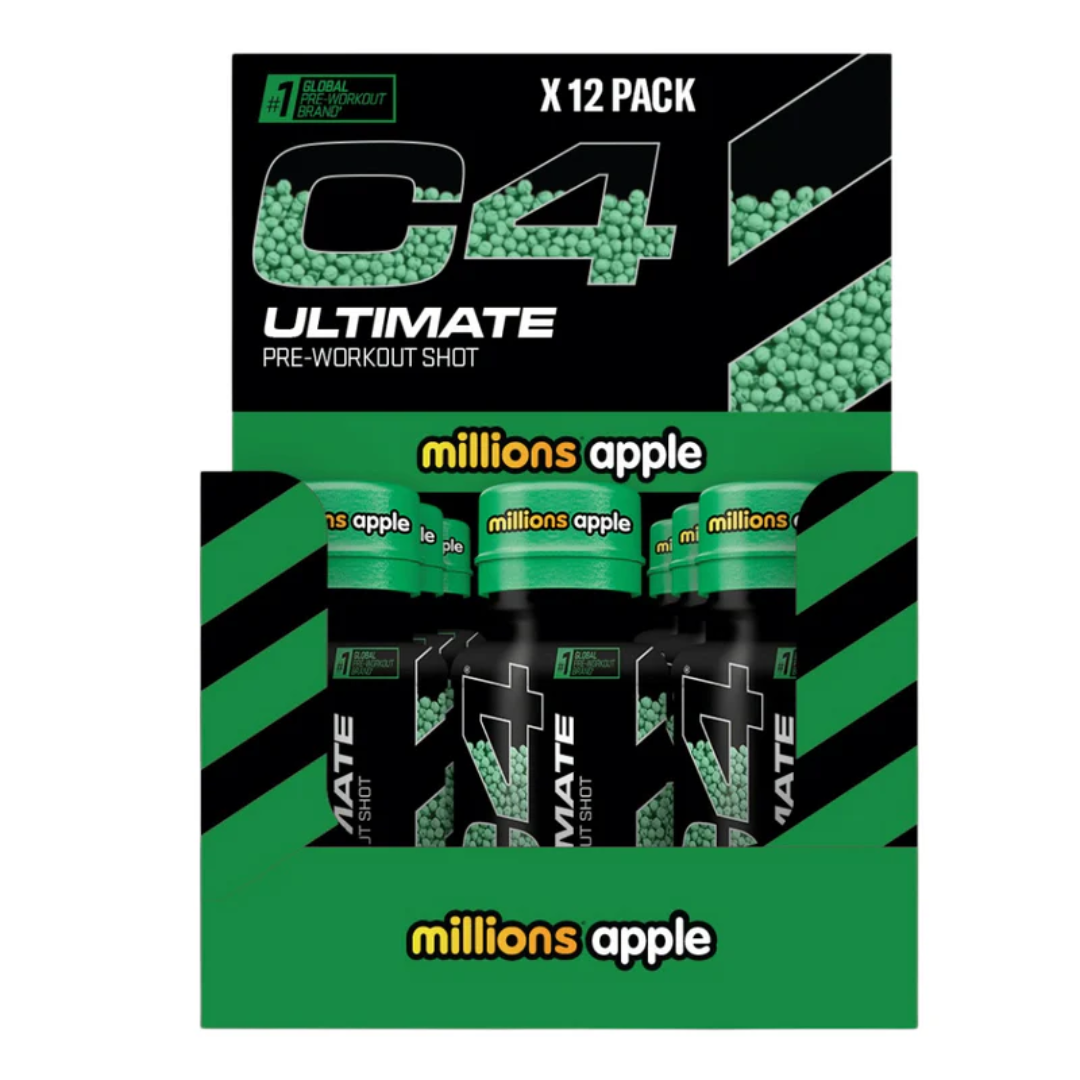 Cellucor C4 Ultimate Shot Apple Millions 12x60