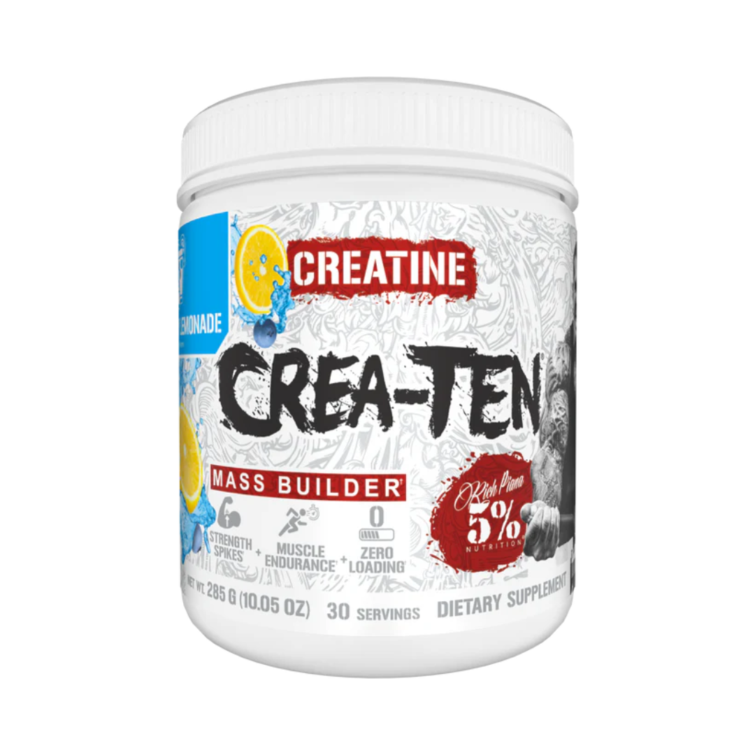 Rich Piana 5% Nutrition CREA-TEN Legendary Series 225g Blue Lemonade