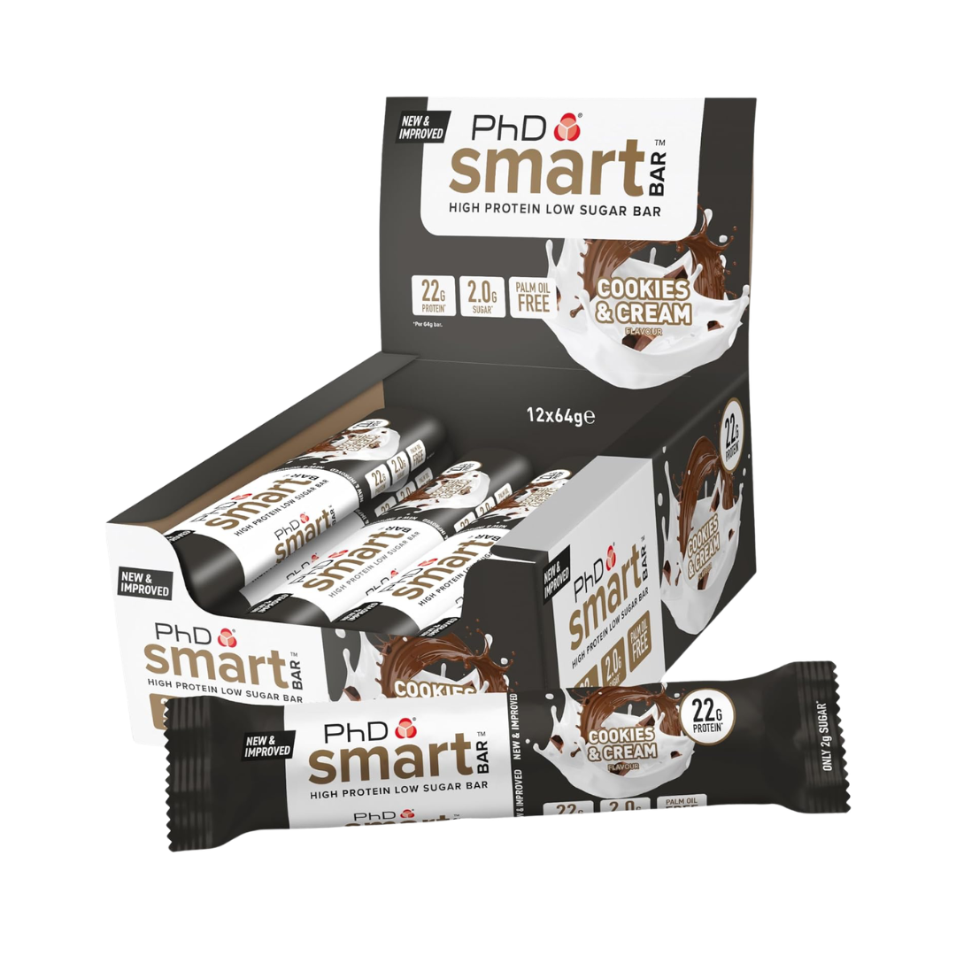 PhD Nutrition Smart Bar 12x64g Cookies & Cream