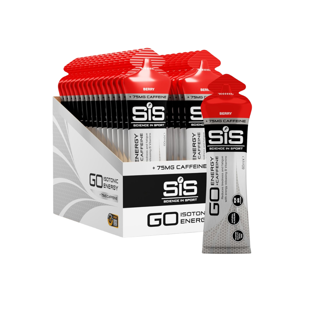 SIS (Science In Sport) Gel Go Energy + Caff 30x60ml Berry