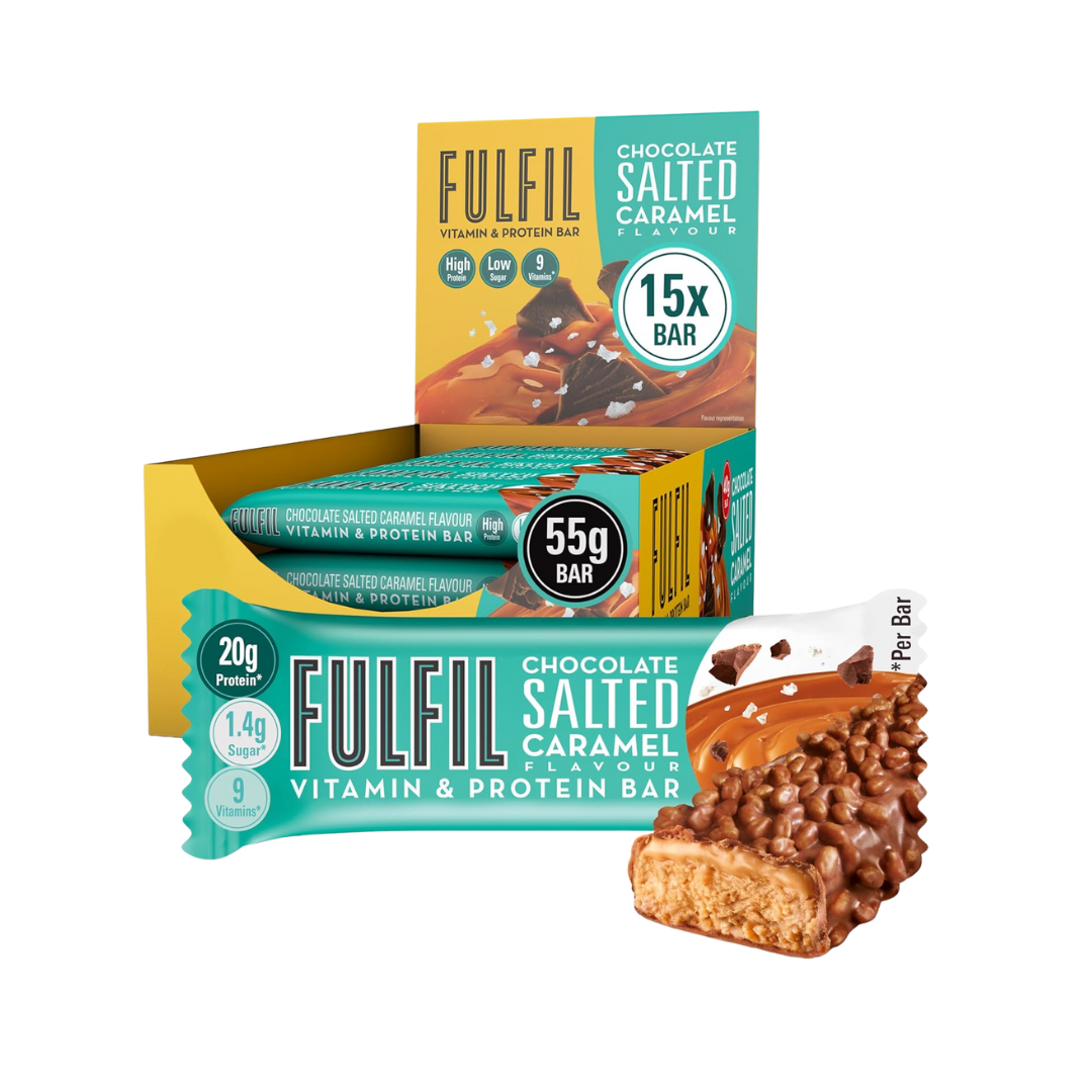 Fulfil Nutrition Vitamin & Protein Bar 15x55g Chocolate Salted Caramel