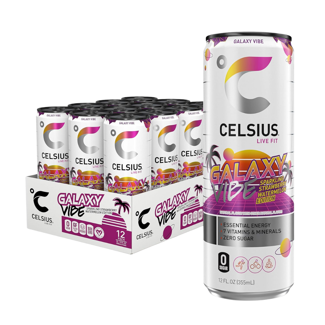 Celsius Energy Drink 12x355ml Strawberry Watermelon