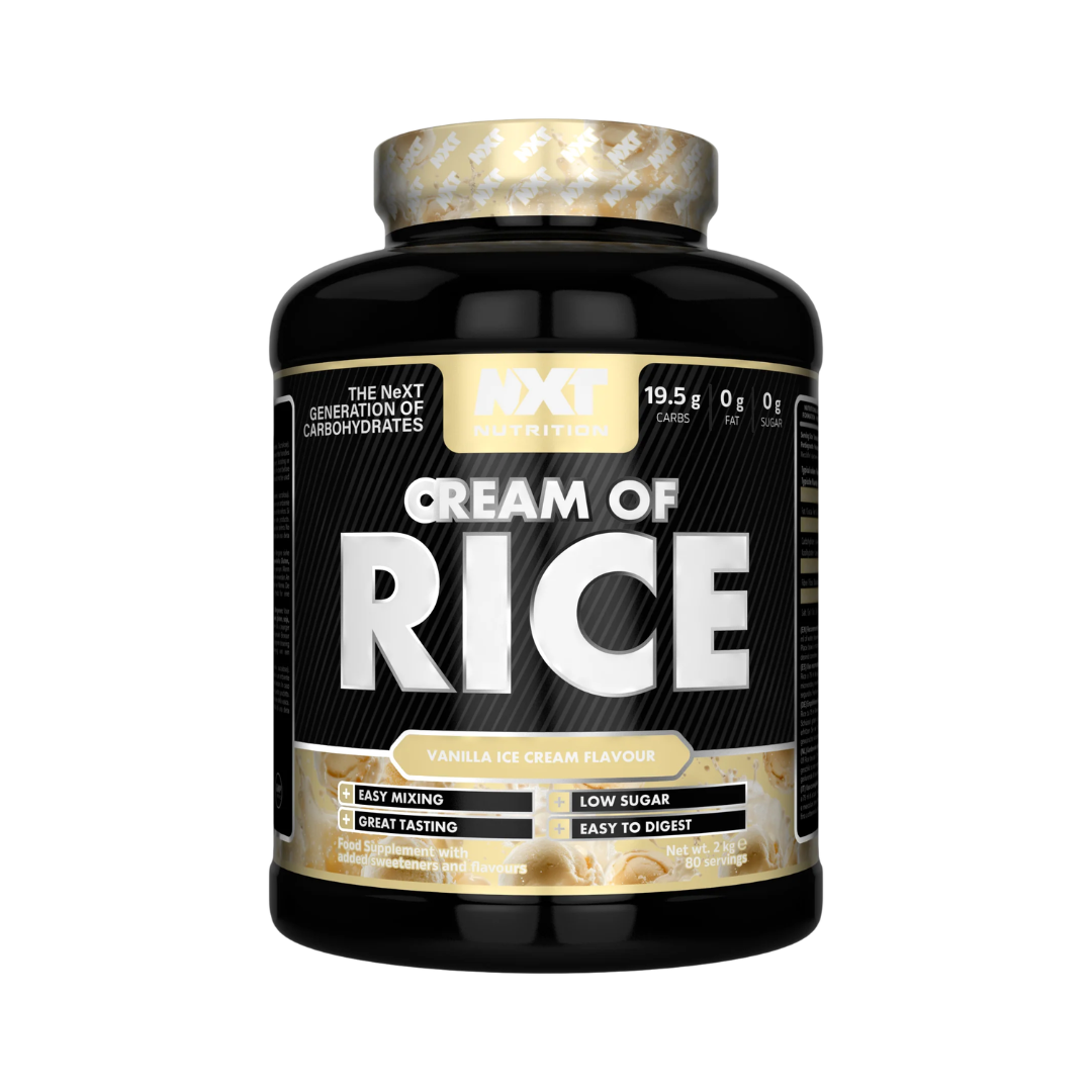 NXT Nutrition Cream of Rice 2kg Vanilla Ice Cream