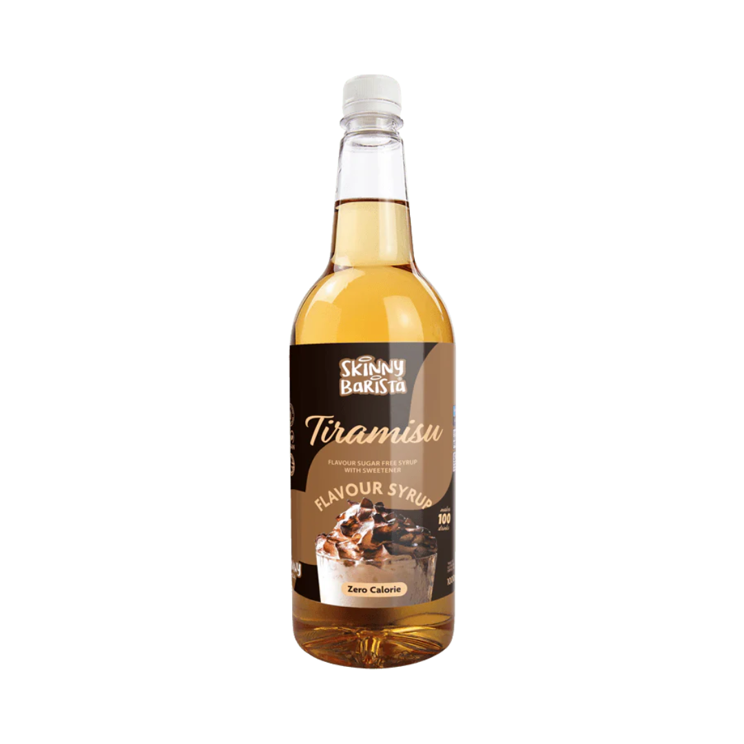 The Skinny Food Co Skinny Barista Zero Calorie Coffee Syrup 1000ml Tiramisu (Limited Edition)