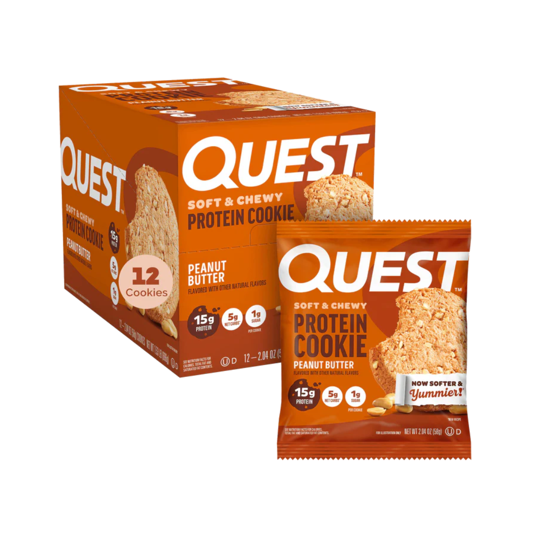 Quest Nutrition Cookie 12x59g Peanut Butter