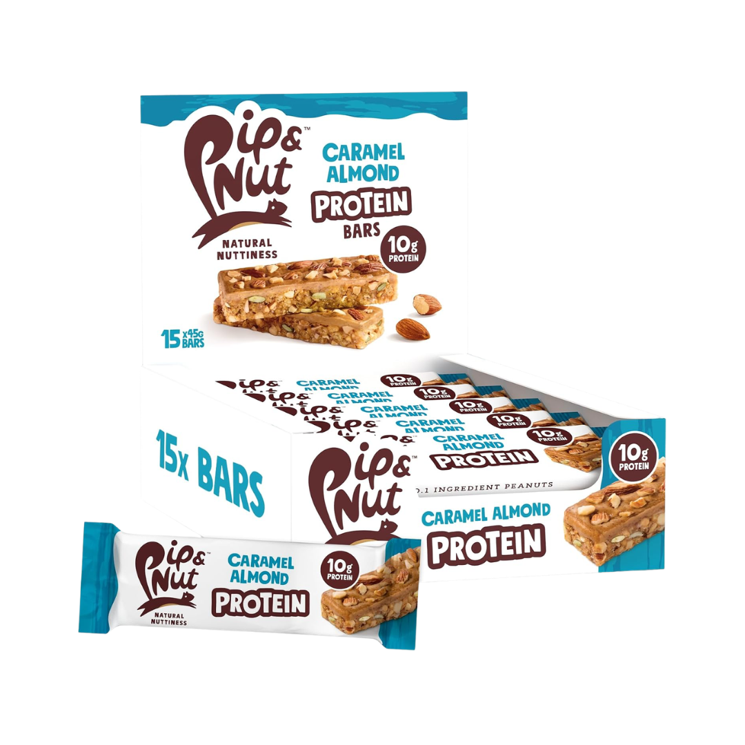 Pip & Nut Protein Bar 15x45g Caramel Almond