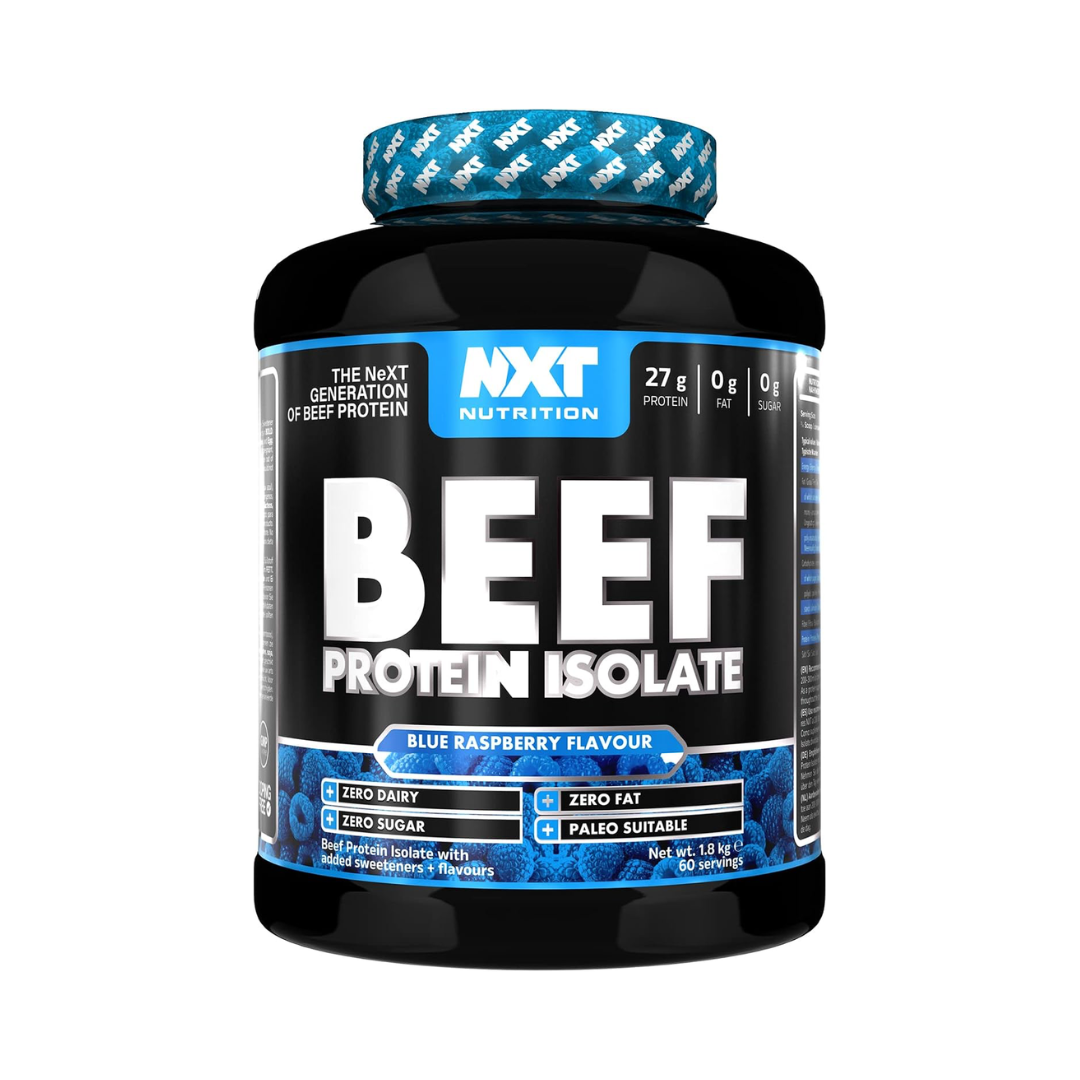 NXT Nutrition Beef Protein Isolate 1.8kg Blue Raspberry