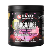 Maxi Nutrition Max Charge Vitamin Boosted Pre-Workout 300g Pink Lemonade