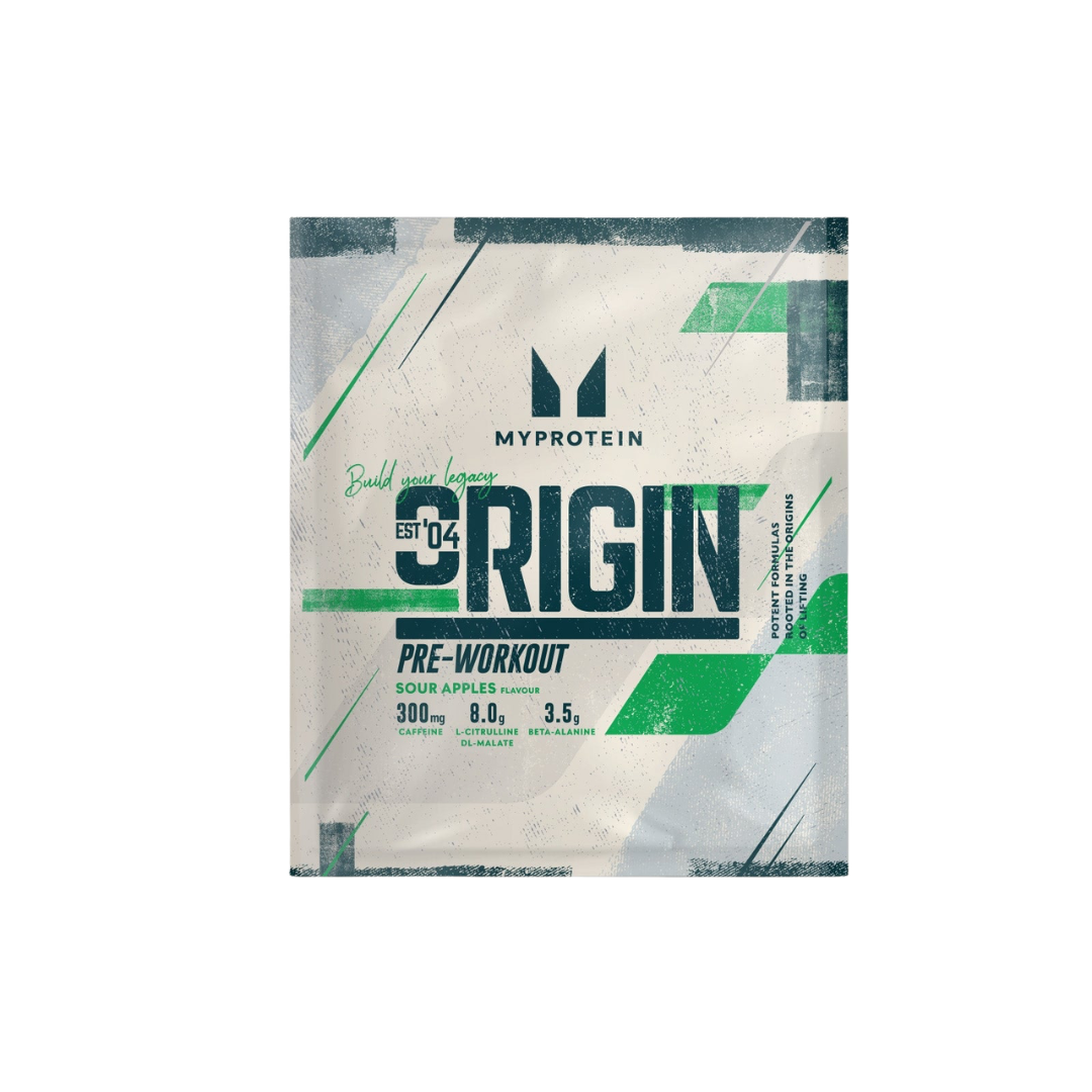 MyProtein Origin Pre-Workout Samples 20g Sour Apple