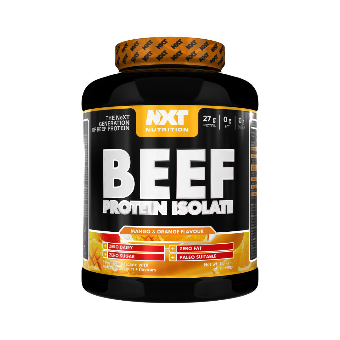 NXT Nutrition Beef Protein Isolate 1.8kg Mango & Orange