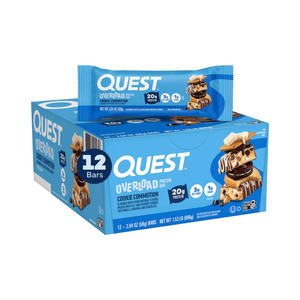 Quest Nutrition Overload Protein Bar 12x60g Cookie Commotion