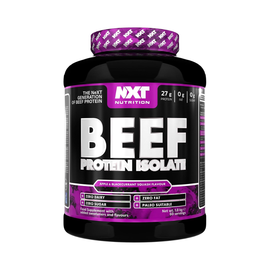 NXT Nutrition Beef Protein Isolate 1.8kg Apple & Blackcurrant