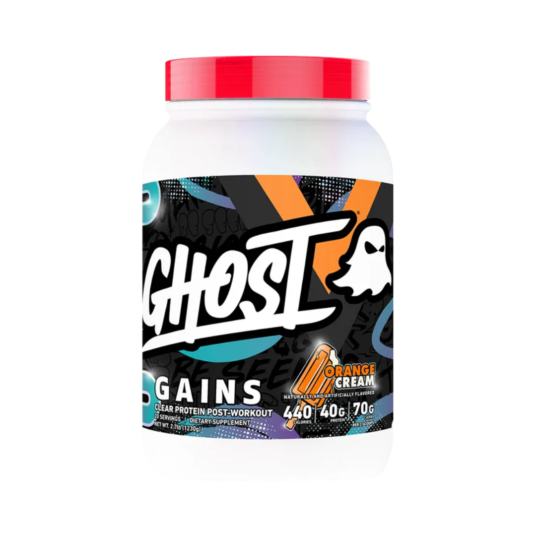 Ghost Clear Gains Protein 1230g Orange Cream