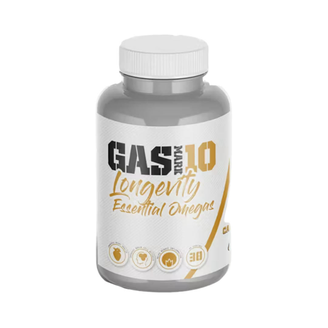 Gas Mark 10 Longevity Essential Omegas 90 Caps