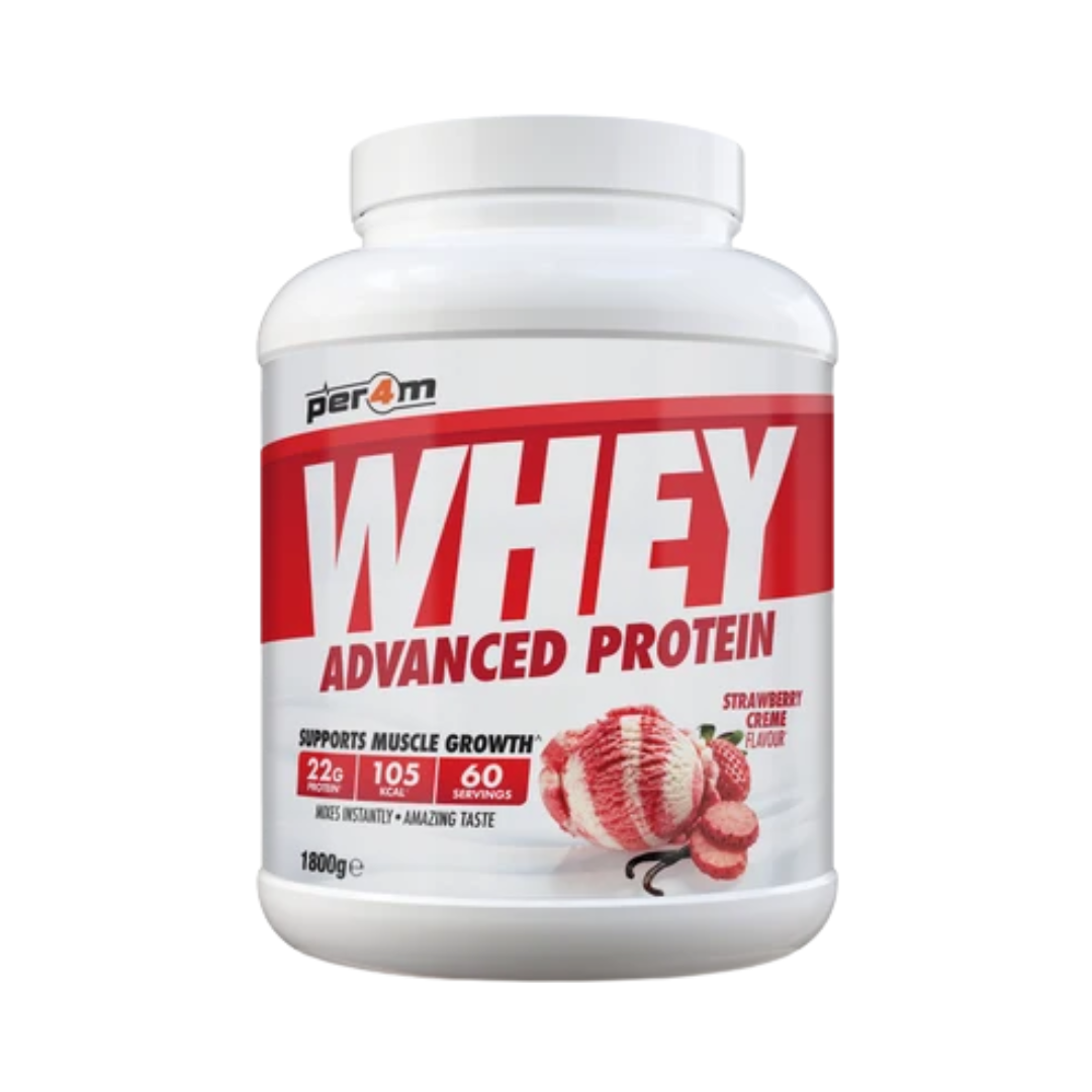 Per4m Advanced Whey Protein 1.8kg - Strawberry Creme