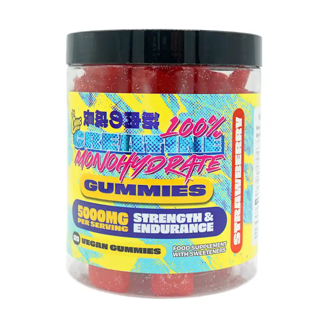 Chaos Crew Creatine Gummies 120 Softgels Strawberry
