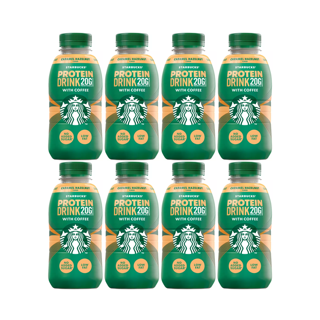 Starbucks Protein PET 8x330ml Caramel Hazelnut