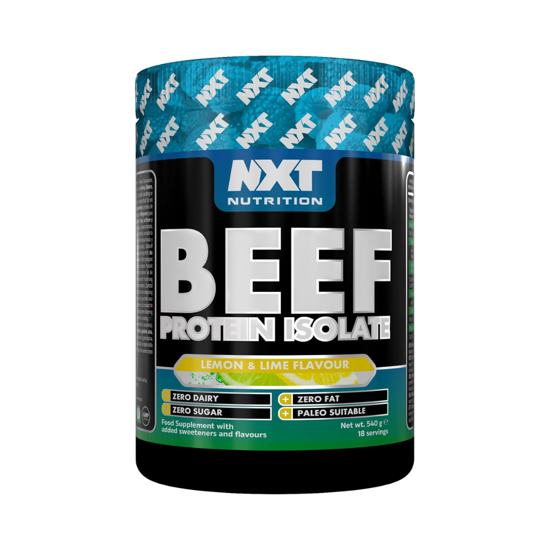 NXT Nutrition Beef Protein Isolate 540g Lemon & Lime