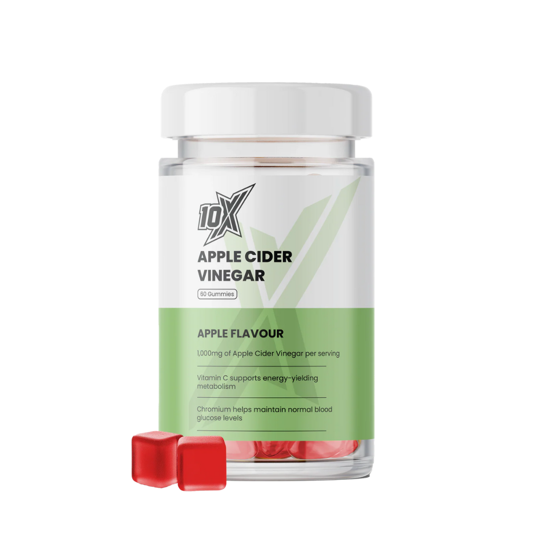 10X Athletic Apple Cider Vinegar Gummies 60 Softgels Apple