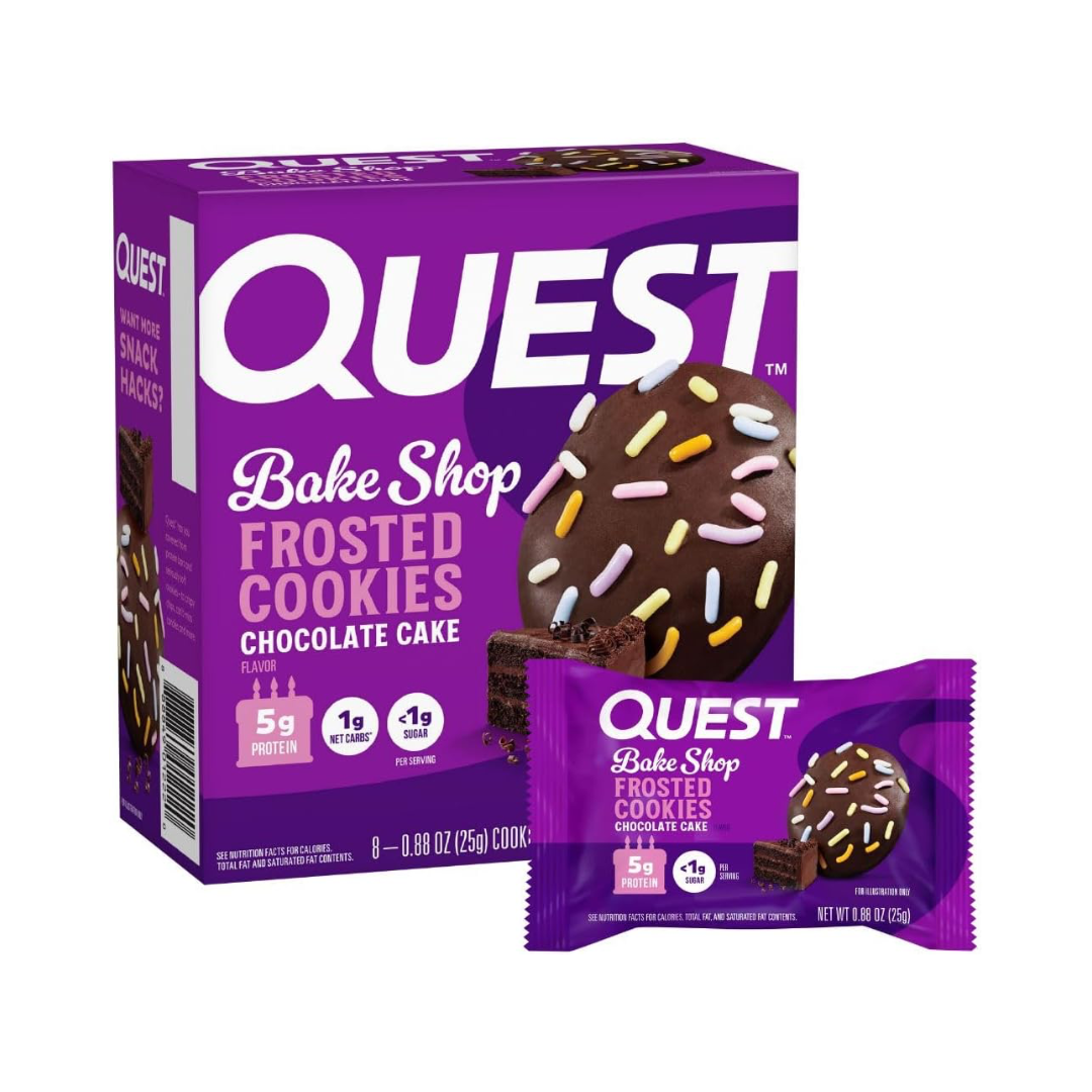 Quest Nutrition Frosted Cookies 8x25g Chocolate Cake