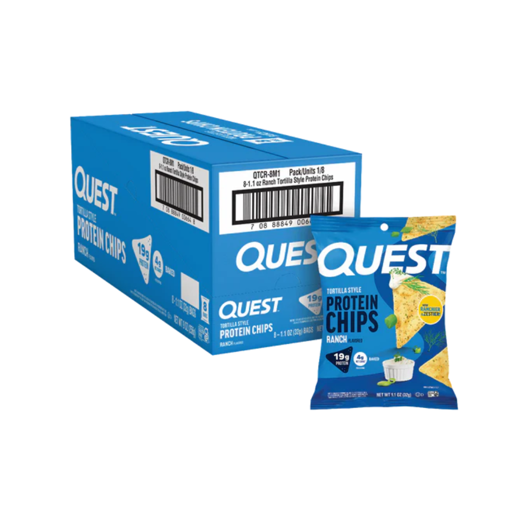 Quest Nutrition Protein Chips 8x32g Ranch