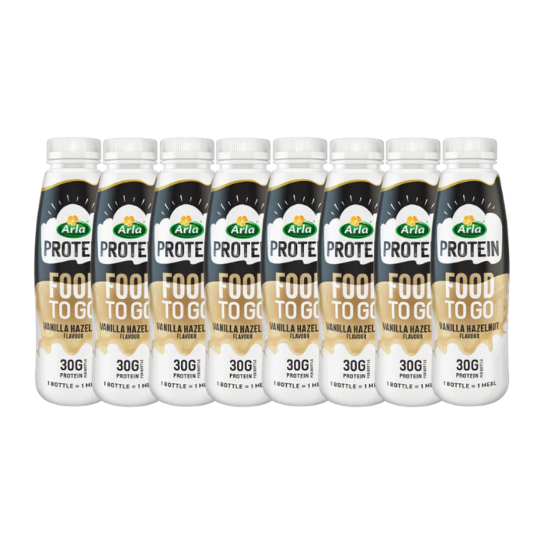 Arla Protein Protein Food To Go 8x500ml Vanilla Hazelnut
