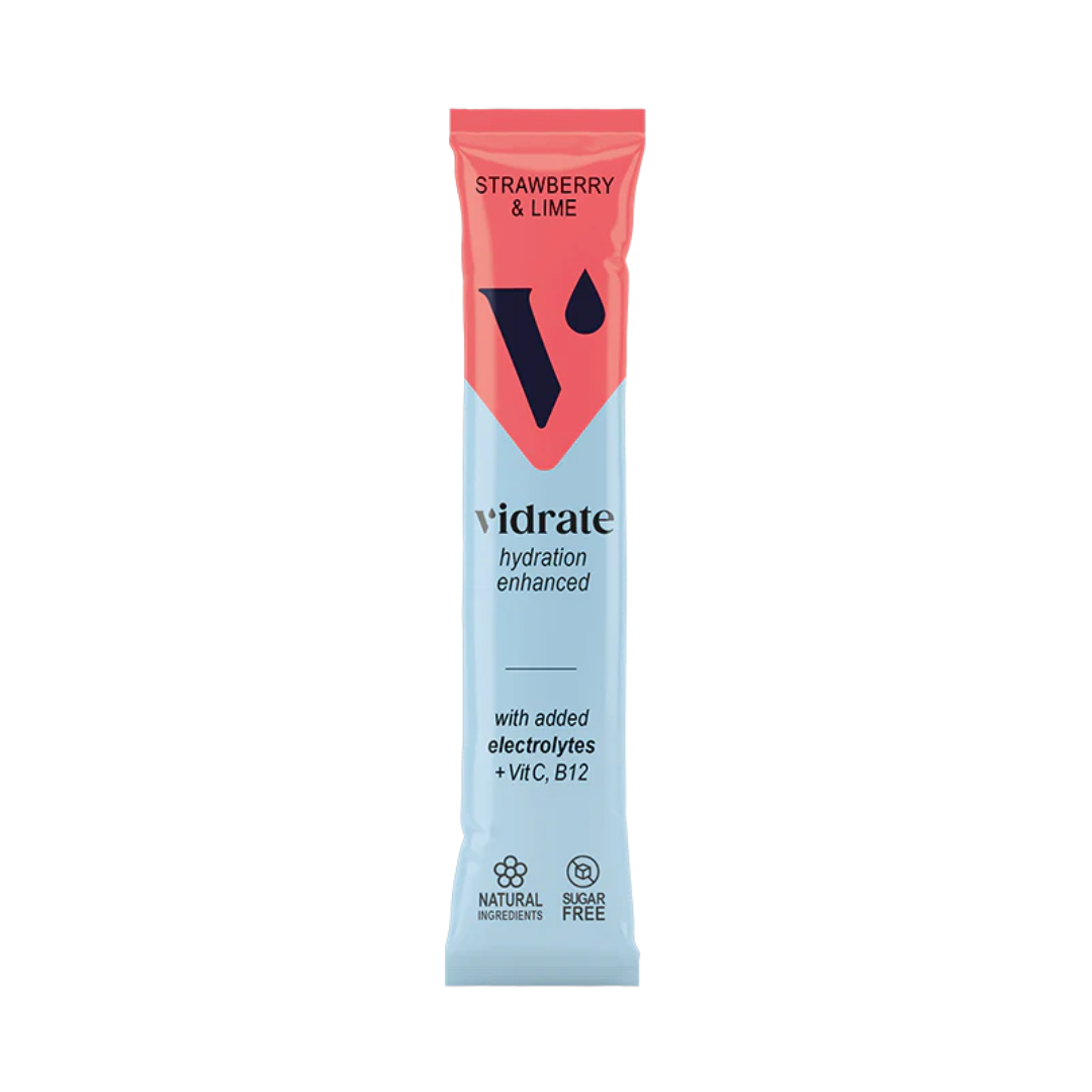 Vidrate Hydration Powder 10x3g Strawberry & Lime