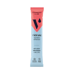 Vidrate Hydration Powder 10x3g Strawberry & Lime