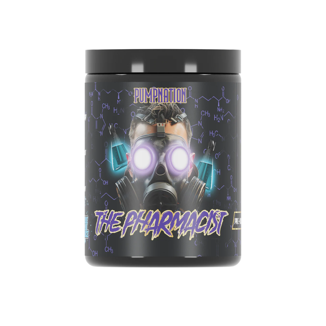 Pump Nation The Pharmacist Pre Workout 600g Blue Lab Juice