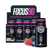 Soccer Supplement Focus Shot Caffeinated Drink 12x60ml Mixed Berry
