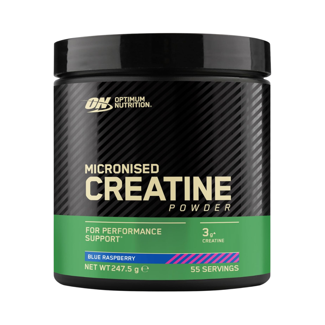 Optimum Nutrition Micronised Creatine 247.5g Blue Raspberry