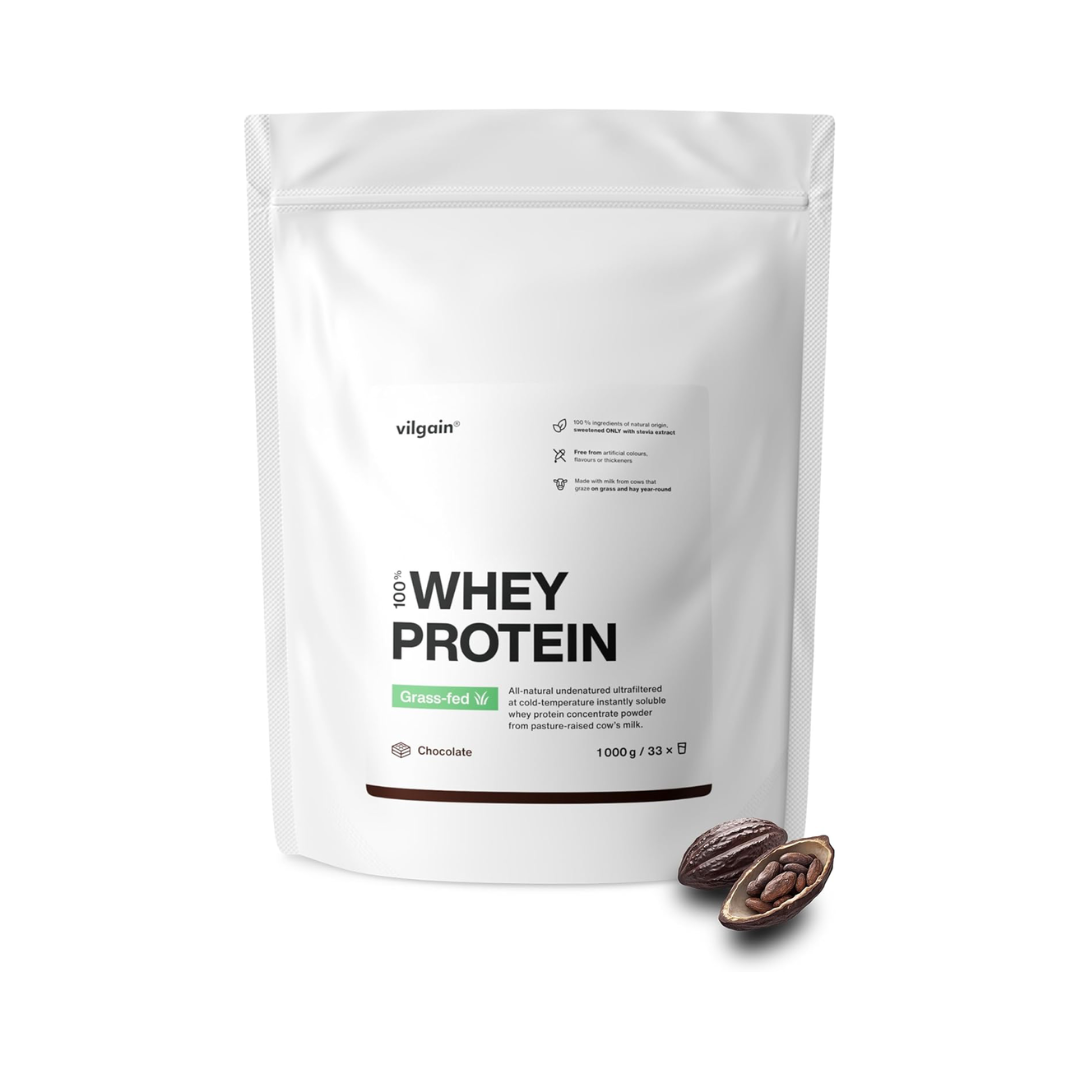 Vilgain Grass-fed Whey Protein 1000g Chocolate