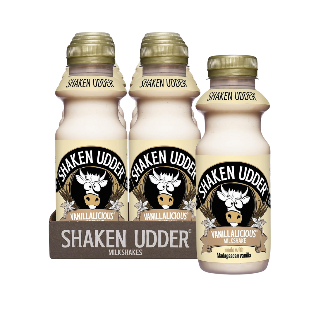Shaken Udder Milkshake 8x330ml Vanillalicious