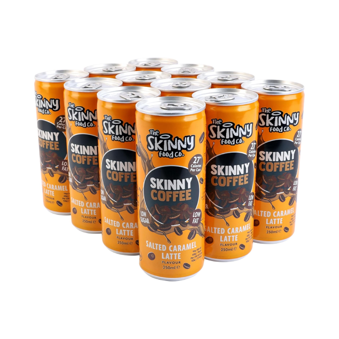 The Skinny Food Co Skinny Coffee 12x250ml Salted Caramel Latte