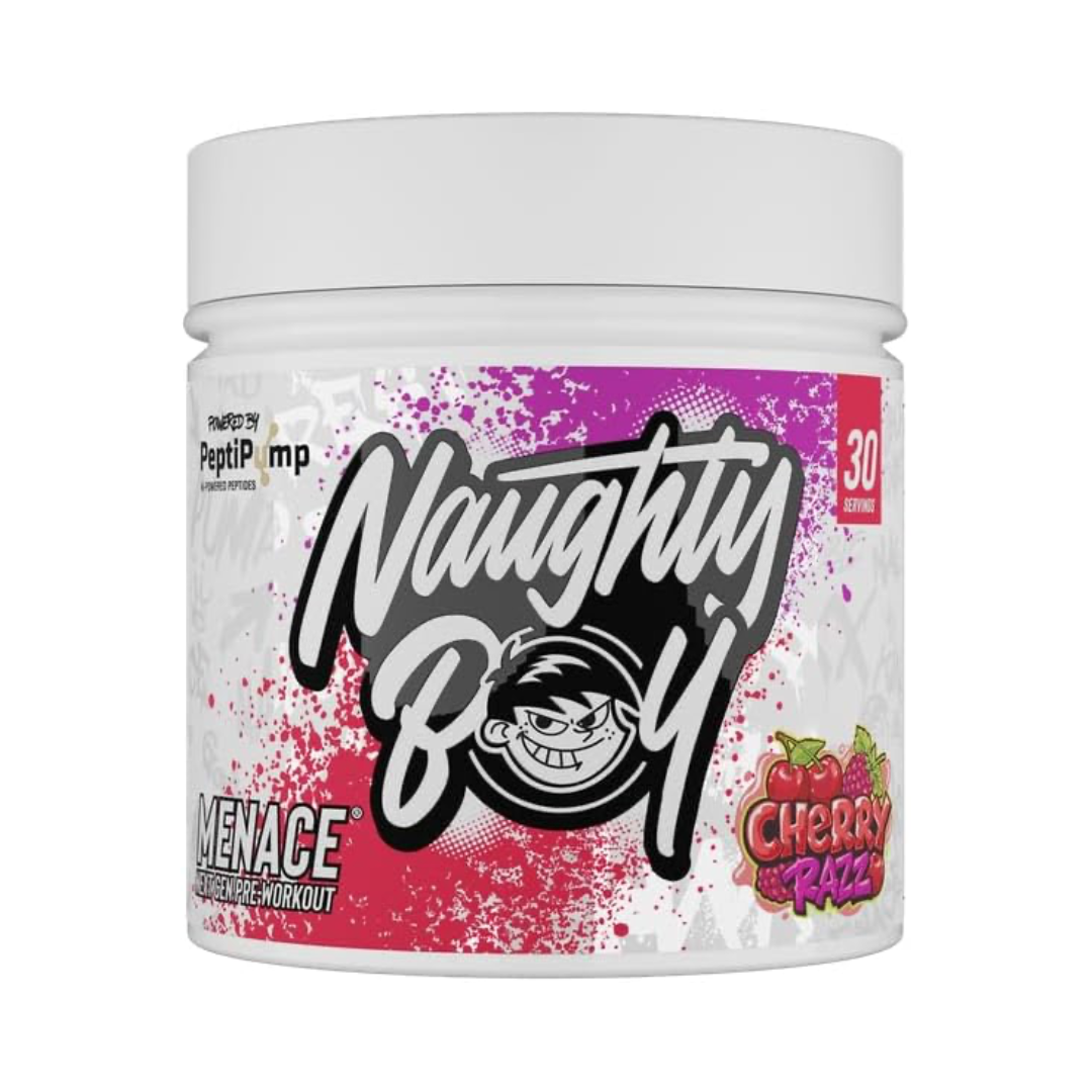 Naughty Boy Menace V2 210g Cherry Razz 30 Servings