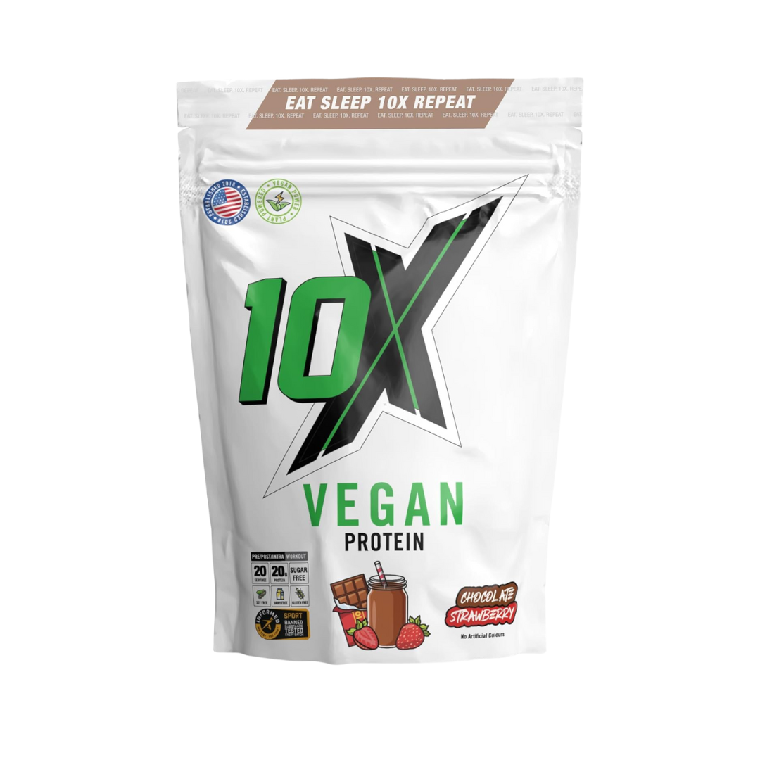 10X Athletic Vegan Protein 540g Chocolate Strawberry